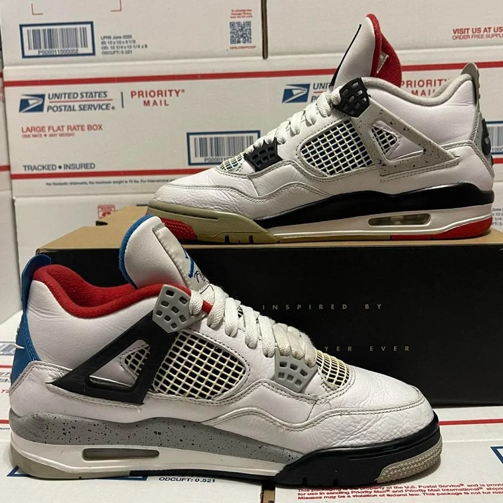 Nike Air Jordan 4 Retro SE “What the” 2019 Sneaker shoes hype streetwear retro